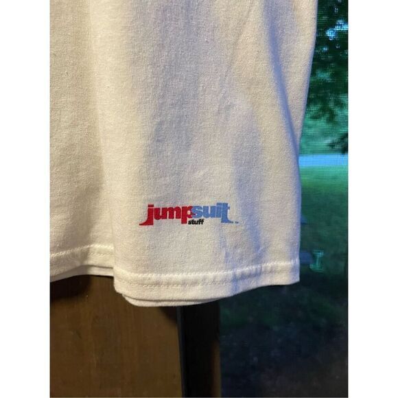 NWT B&K Enterprises Jumpsuit Stuff ELVIS ALOHA EAGLE 2 sided Tee Tshirt M - Picture 4 of 12